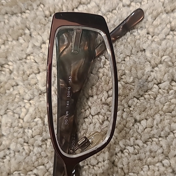 Dolce & Gabbana frames original black case with sparkling DG emblem. DG1126 - Picture 8 of 8